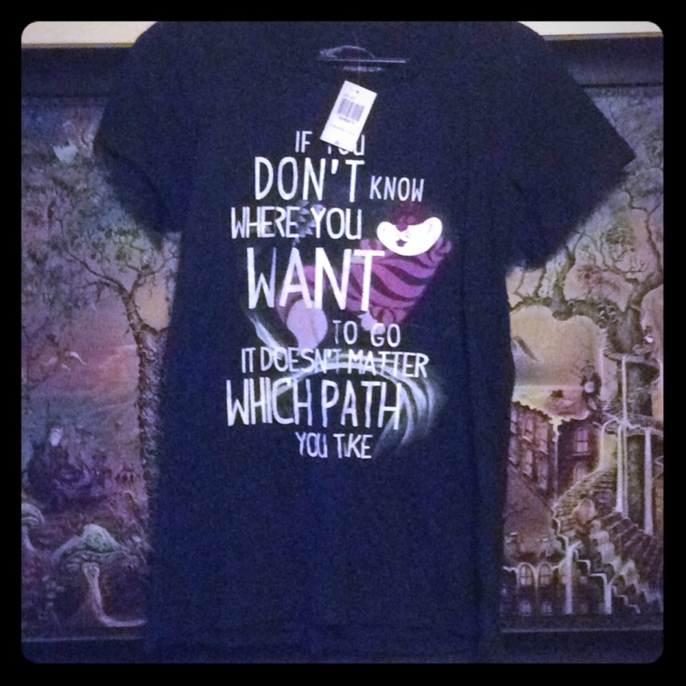 Disney Cheshire Cat tee.